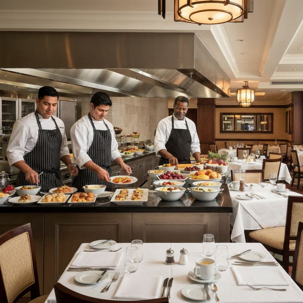 Frühstücksservice im Hotel